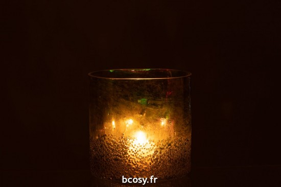 J-Line J Line photophores Jolipa Photophore Verre Vert Large.