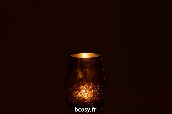 J-Line J Line photophores Jolipa Photophore Miroir Vert Verre Small.