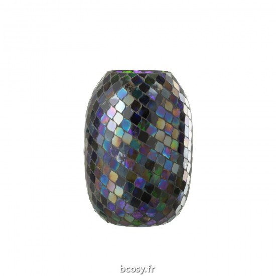 J Line Photophore Mosaic Verre Mauve Extra Large JLine 35418 by Jolipa 35418.