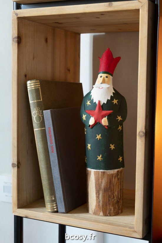 Jolipa Rois 3 Sur Pied Acier Bois Rouge Assortiment De 3.