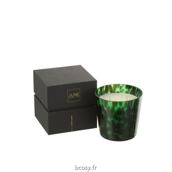 J Line Bougie Parfumee Noa Vert Small 50H JLine 35603 by Jolipa 35603.