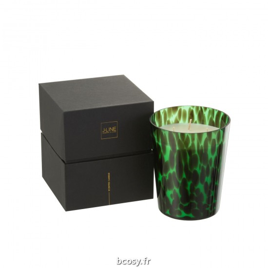 J Line Bougie Parfumee Noa Vert Medium68H JLine 35604 by Jolipa 35604.