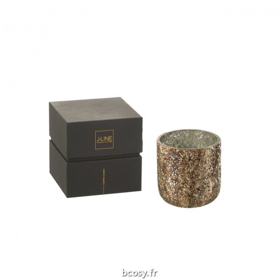 J Line Bougie Senteur Luxuria Bronze Medium 60H JLine 35615 by Jolipa 35615.