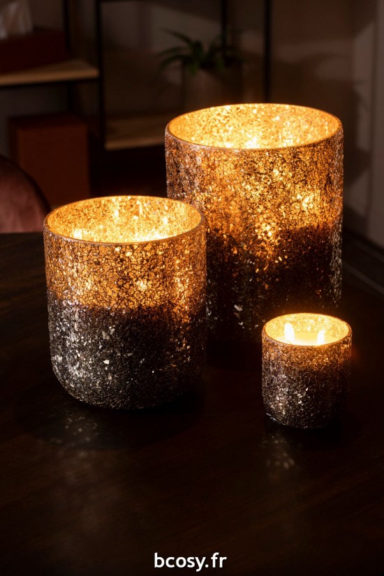 J-Line J Line bougies parfumées Bougie Senteur Luxuria Bronze Extra Large 120H.