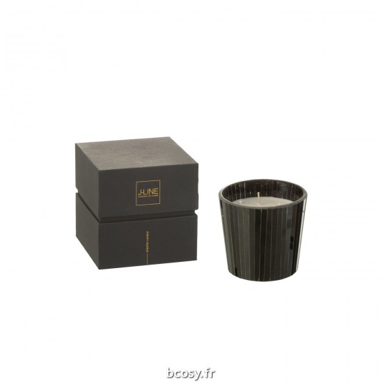 J Line Bougie Senteur Noa Spicy Twilight Noir Small 35H JLine 35646 by Jolipa 35646.