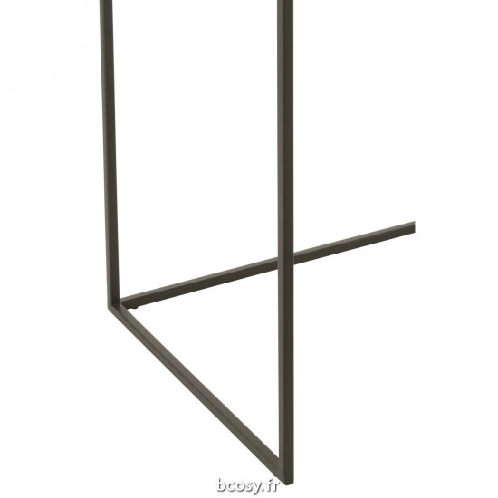 J-Line J Line tables d appoint bouts de canapé Set De 2 Tables Gigogne Metal Bronze Noir.