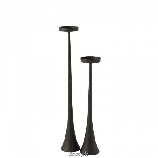 J-Line J Line chandeliers candélabres Jolipa Chandelier Luky Aluminium Noir Large.