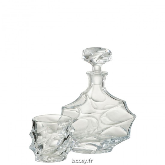 J-Line J Line Carafe Pichet Jolipa Carafe Michigan Verre Transparent.