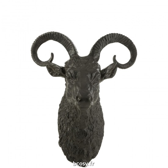 J Line Tete De Chevre Aluminium Noir JLine 36202 by Jolipa 36202.