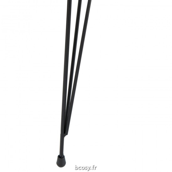 Jolipa Set De 3 Tables De Salon Pb Metal Noir.