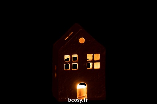 J-Line J Line photophores Jolipa Bougeoir Maison Aluminium Or.