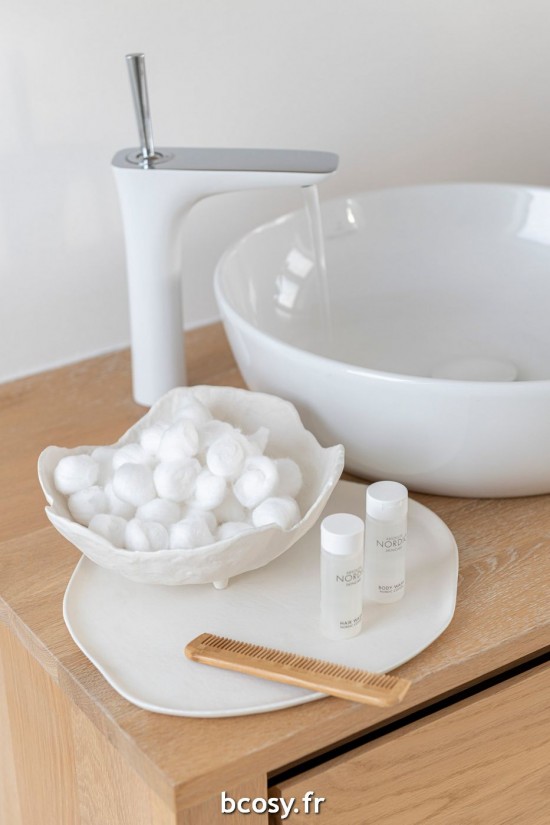 Jolipa Plateau Rond Aluminium Blanc Large.