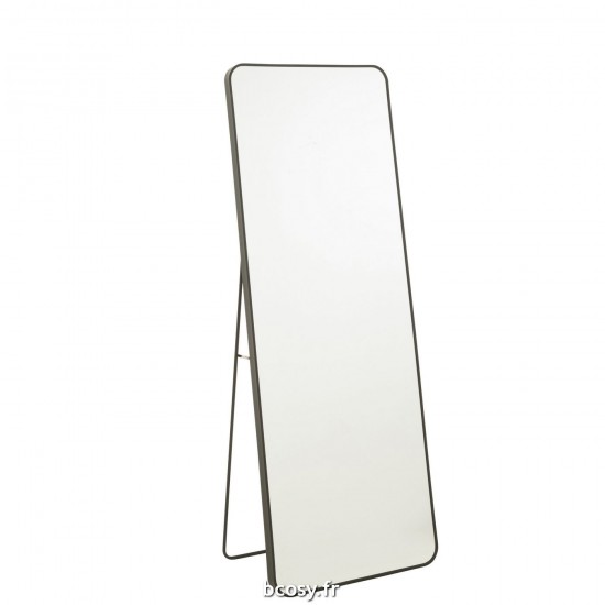 J Line Miroir Sur Pied Rectangle Verre Met Noir JLine 36409 by Jolipa 36409.