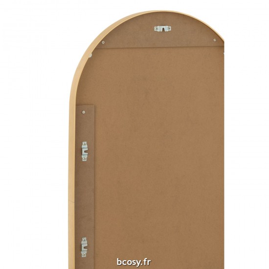 J-Line J Line Miroir mural Miroirs murals Jolipa Miroir Oval Grale Verre Met Or.