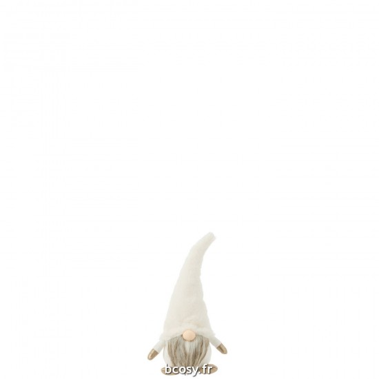 J Line Lutin Led Textile Blanc Small JLine 36930 by Jolipa 36930.