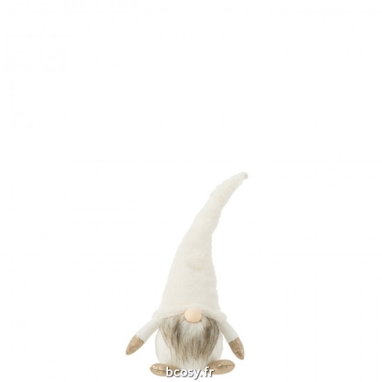 J Line Lutin Led Textile Blanc Large JLine 36931 by Jolipa 36931.