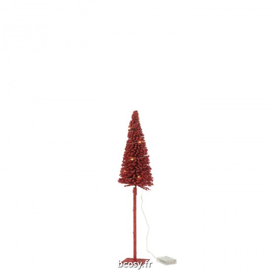J Line Arbre Led Piles Plastique Rouge Small JLine 36955 by Jolipa 36955.