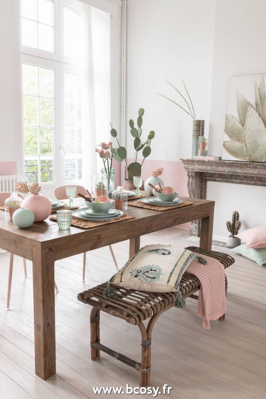 J-Line verres a d eau Verre Motif Relief Verre Vert