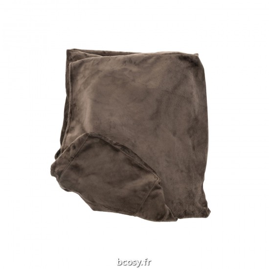 Jolipa Fodera Divano + 9 Cuscini Monaco Velluto Xxl Marrone Scuro.