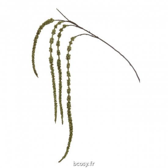 J-Line J Line branches d'arbres Jolipa Branche Amaranthus Plastique Vert Fonce.