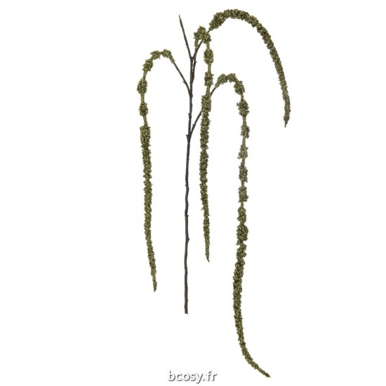 J Line Branche Amaranthus Plastique Vert Fonce JLine 37590 by Jolipa 37590.
