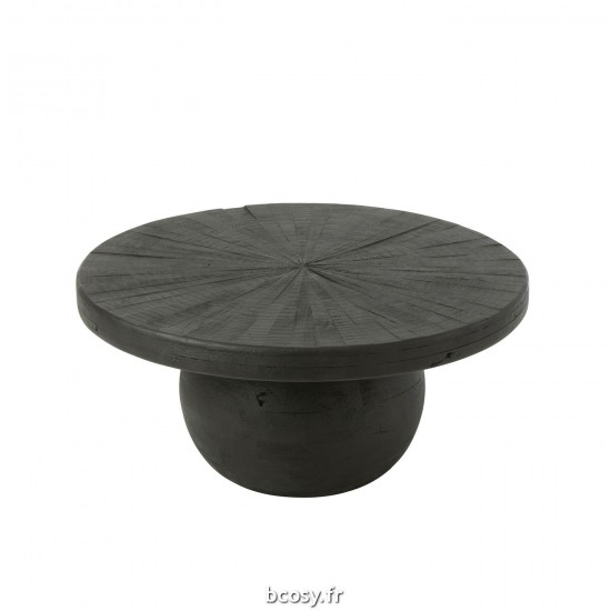 J Line Table Bol Shanil Bois Noir JLine 37753 by Jolipa 37753.