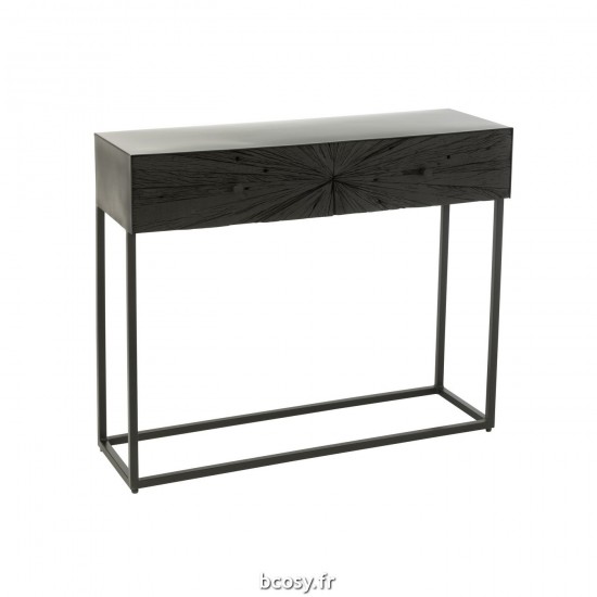 J Line Console Shanil Bois Fer Noir JLine 37755 by Jolipa 37755.