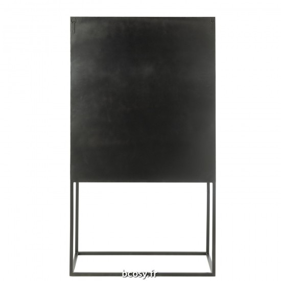 Jolipa Armoire Shanil Bois Fer Noir.