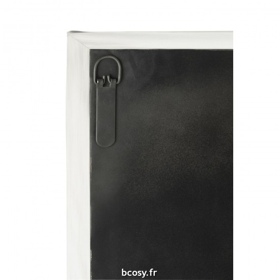 J-Line Armario Shanil Madera/Metal Negro.