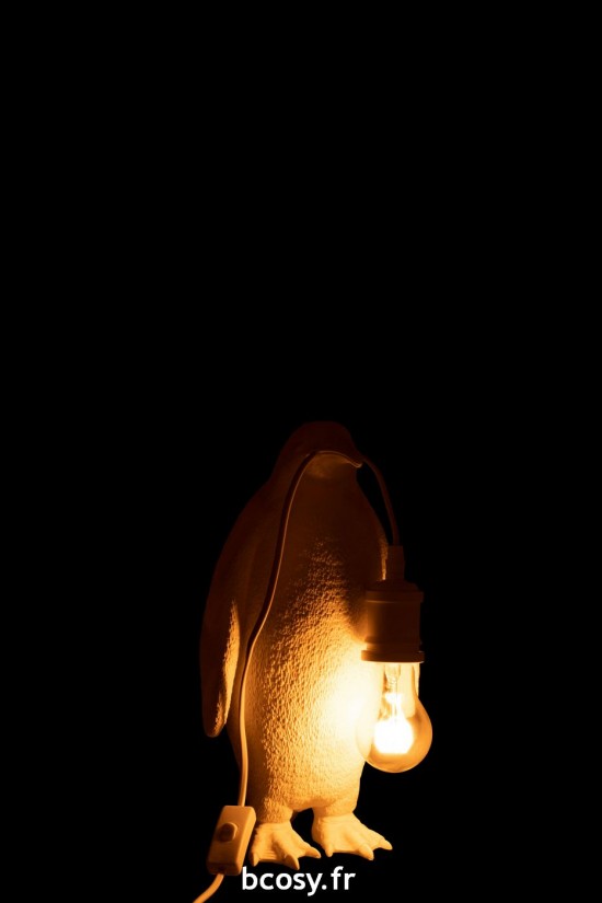 J-Line J Line Éclairage Armatures Luminaires D'intérieur Pieds De Lampe Avec Abat Jour Lampes De Table Jolipa Lampe Pingouin .