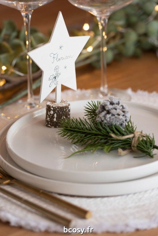 Jolipa Figurines De Noel Contrplaque Blanc Assortiment De 3.