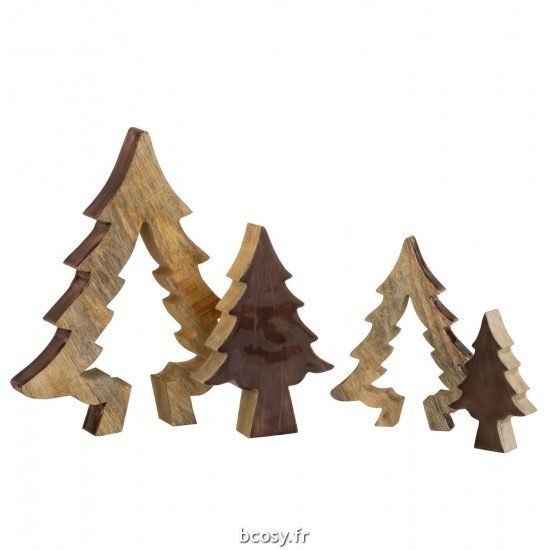 Jolipa Sapin Puzzle Bois Marron Naturel Large.
