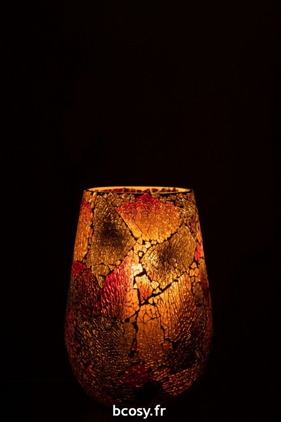 J-Line J Line photophores Jolipa Photophore Sunset Verre Multi Large.