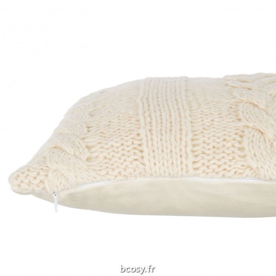 J-Line J Line coussins Jolipa Coussin Twist Poly Beige.