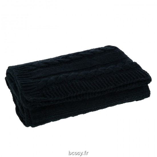 J Line Plaid Twist Poly Noir JLine 38825 by Jolipa 38825.