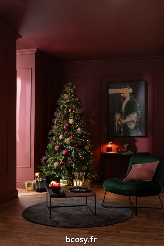 Jolipa Tapis Rond Fait Main Viscose Noir.