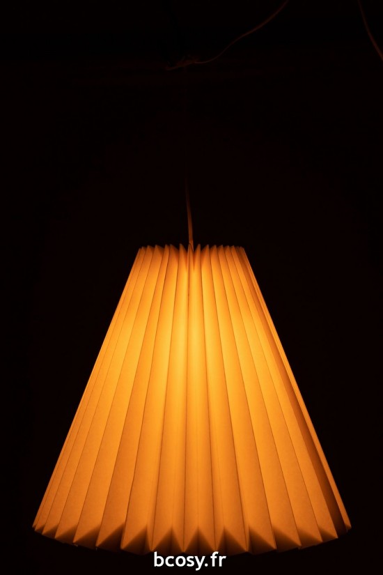 J-Line J Line lampes suspendues suspensions pendantes Jolipa Lampe Papier Blanc.