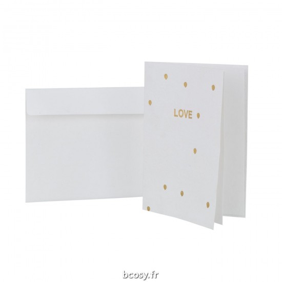 J-Line J Line enveloppe. Enveloppes Jolipa Boite 6 Cartes Et Enveloppes Home Love Joy Papier.