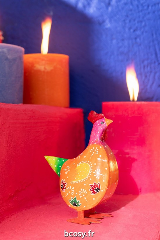 Jolipa Coq Acier Mix Assortiment De 3 Small.