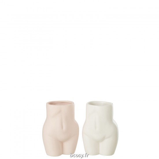 J-Line J Line cachepots de fleur Jolipa Cachepot Corps Dolomie Rose.