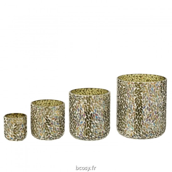 Jolipa Bougie Parfumee Tea Herbscire Vert Extra Large 150 Heures.