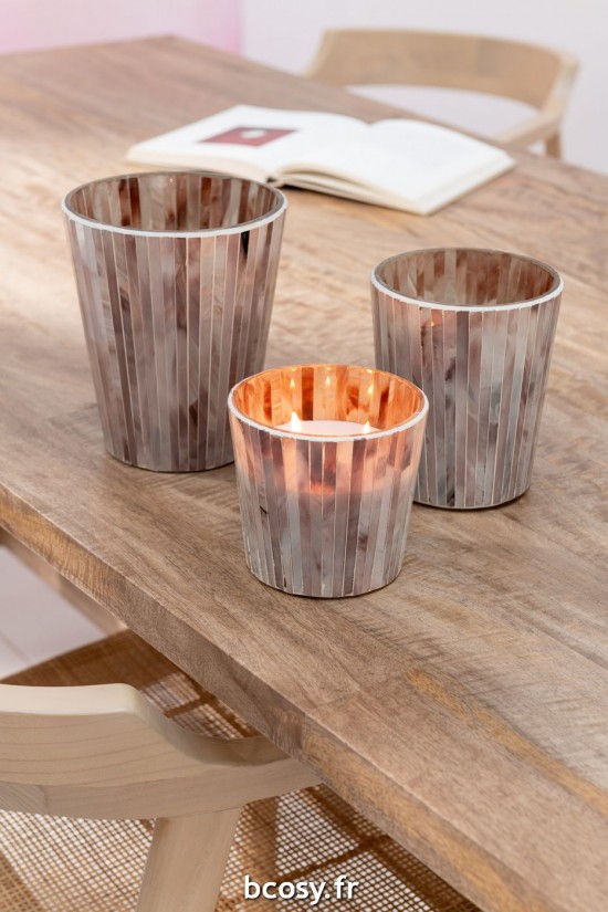 Jolipa Bougie Parfumee Noa Tender Rose Rose Small 45 Heures.