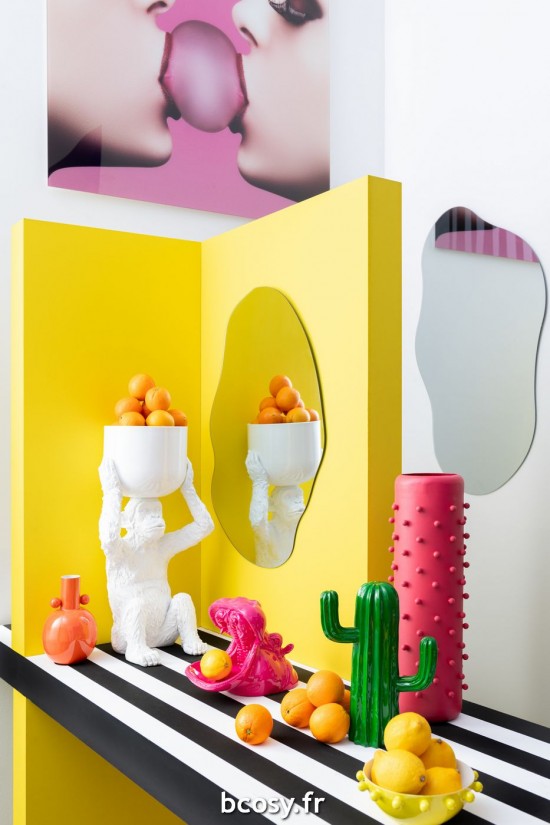 Jolipa Sceau A Glace Singe Polyresine Blanc.