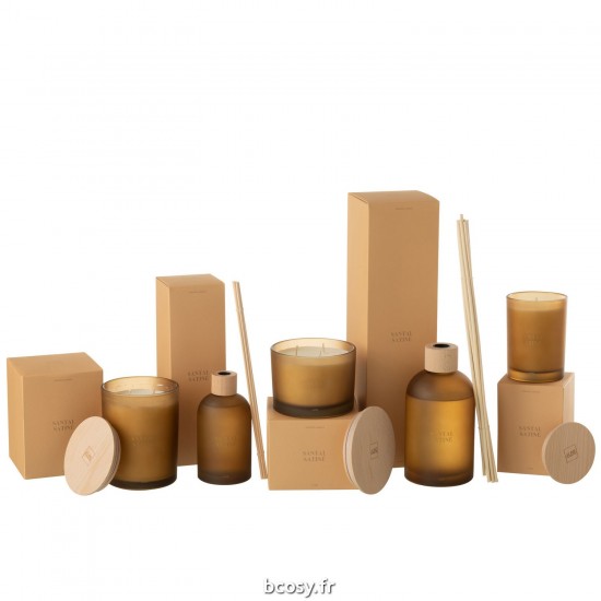 J-Line J Line diffuseurs de parfums Jolipa Diffuseur Accords Essentiels Santal Satiné 550Ml.