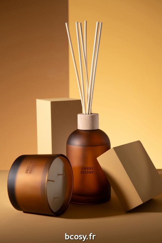 Jolipa Bougie Senteur Accords Essentiels Ambre Intime 28H.