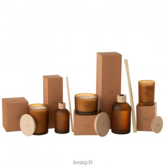 J-Line J Line diffuseurs de parfums Jolipa Diffuseur Accords Essentiels Ambre Intime 550Ml.
