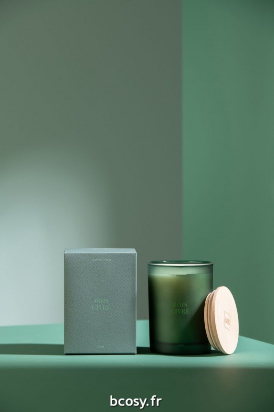 J-Line Candela Profumata Accords Essentiels Bois Givre 38Ore.