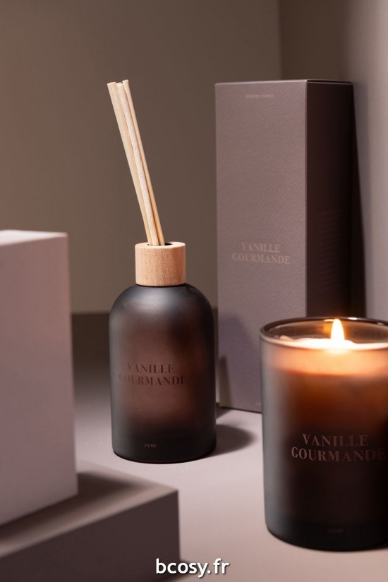 Jolipa Diffuseur Accords Essentiels Vanille Gourmande 250Ml.