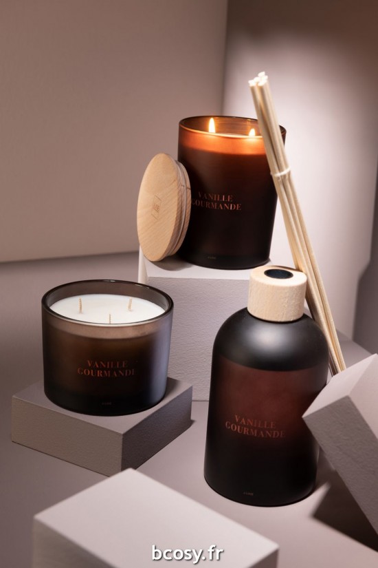 Jolipa Diffuseur Accords Essentiels Vanille Gourmande 550Ml.