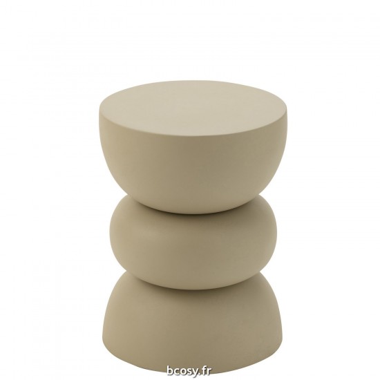 J Line Table Gigogne Lise En Fer Ivoire JLine 40779 by Jolipa 40779.